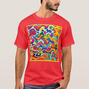 Kaleidoscoop van kleuren t-shirt