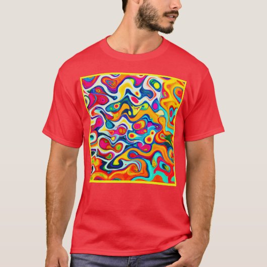 Kaleidoscoop van kleuren t-shirt (Voorkant)
