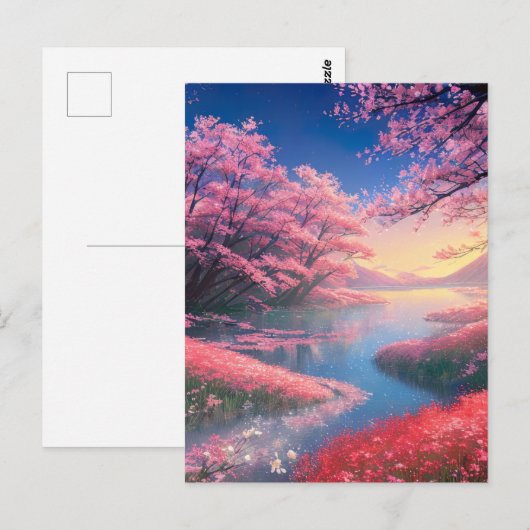 Kaleidoscoop van natuur briefkaart (Voorkant / Achterkant)