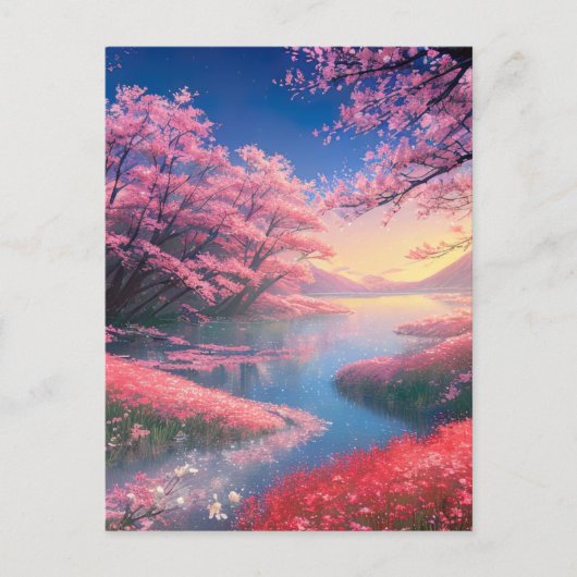 Kaleidoscoop van natuur briefkaart (Voorkant)