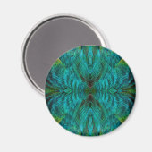 Kaleidoscoop Veer Ontwerp Magneet (Voorkant / Achterkant)