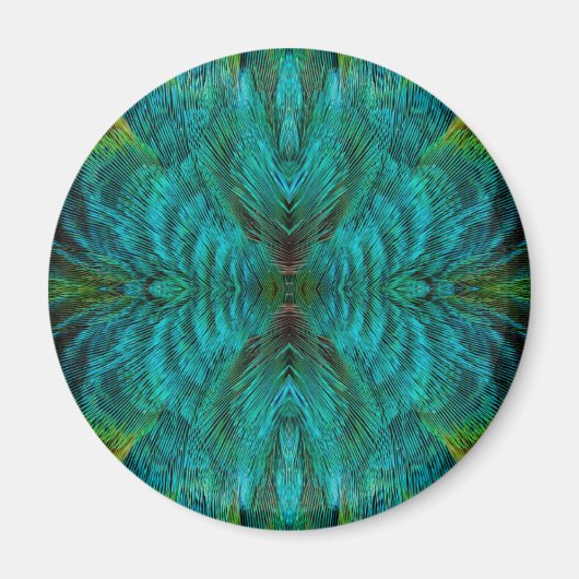 Kaleidoscoop Veer Ontwerp Magneet (Voorkant)
