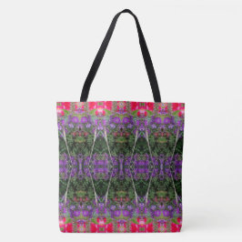 Kaleidoscoop ventilatorpatroon 14 GROTE Tote Bag