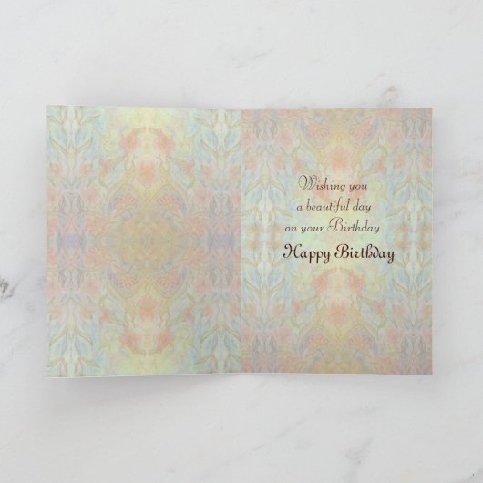 Kaleidoscoop Verjaardag Kaart (Binnen)