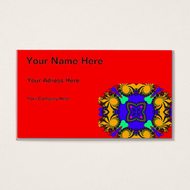 Kaleidoscoop Visitekaartje (Voorkant)