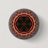 Kaleidoscoop Vlammen Ronde Badge Button 3,2 Cm (Voorkant)