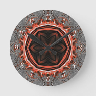 Kaleidoscoop Vlammen Wandklok