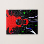 Kaleidoscoop Vloeibare Kunstprint Legpuzzel (Horizontaal)