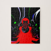Kaleidoscoop Vloeibare Kunstprint Legpuzzel (Verticaal)