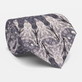 Kaleidoscoop Vloerkleppen van blauw en grijs Stropdas (Opgerold)