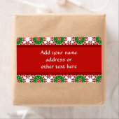 Kaleidoscoop voor Kerstmis Etiket (Insitu)