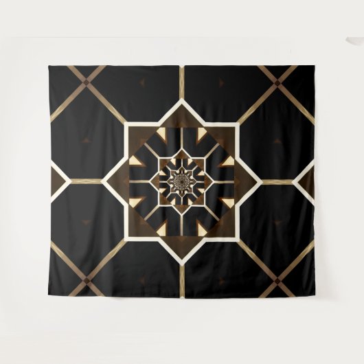 Kaleidoscoop Wandkleed (Voorkant (horizontaal))