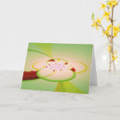 Kaleidoscoop Wenskaart - Abstract ontwerp Kaart (Gele Bloem)