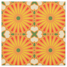 Kaleidoscoop Wielpatroon P Groen Rood Geel