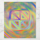 Kaleidoscoop Wijn Etiket (Enkel label)