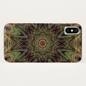 Kaleidoscoop zaak Green Iphone Case-Mate iPhone Case (Achterkant (horizontaal))