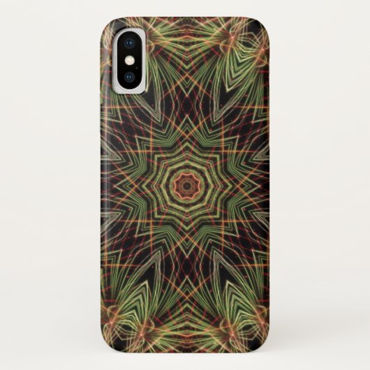 Kaleidoscoop zaak Green Iphone Case-Mate iPhone Case (Achterkant)