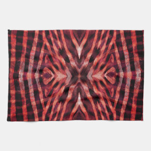 Kaleidoscoop Zebra Huidpatroon Theedoek