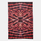 Kaleidoscoop Zebra Huidpatroon Theedoek (Verticaal)