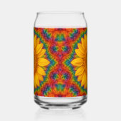 Kaleidoscoop Zonnebloem Blikvorm Glas (Rechts)