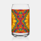 Kaleidoscoop Zonnebloem Blikvorm Glas (Links)
