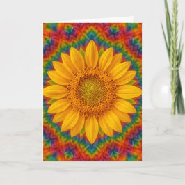 Kaleidoscoop Zonnebloem Kaart
