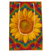Kaleidoscoop Zonnebloem Medium Cadeauzakje (Achterkant)