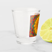 Kaleidoscoop Zonnebloem  Shot Glas (Links)