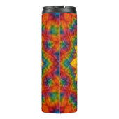 Kaleidoscoop Zonnebloem Thermosbeker (Achterkant)