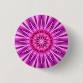 kaleidoscoopbloem ronde button 3,2 cm (Voorkant)