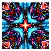 Kaleidoscoopontwerp Foto Afdruk (Voorkant)