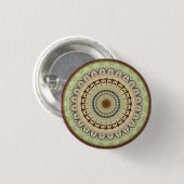Kaleidoscoopontwerp Ronde Button 3,2 Cm (Voorkant /achterkant)