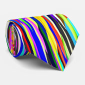 Kaleidoscooppatroon - Kleine facetten Stropdas (Opgerold)