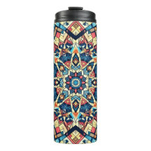 Kaleidoscooppatroon Thermische Tumbler