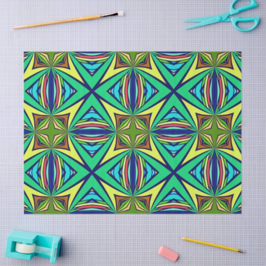 kaleidoscoopruitenpapier tissuepapier (Craft)