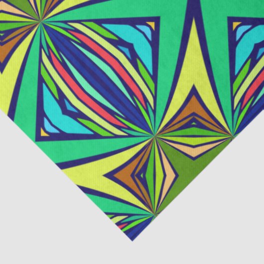 kaleidoscoopruitenpapier tissuepapier (Detail)