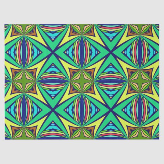 kaleidoscoopruitenpapier tissuepapier (Voorkant)