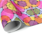 Kaleidoscoopverpakkingspapier Cadeaupapier (Rol Hoek)