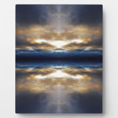 Kaleidoscoopwolken bij zonsondergang fotoplaat (Voorkant)