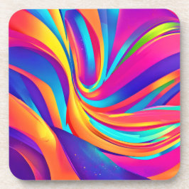 Kaleidoscope Abstracte burst artwork Bier Onderzetter