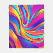 Kaleidoscope Abstracte burst artwork Fleece Deken (Voorkant)