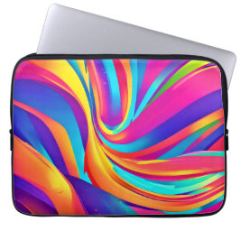Kaleidoscope Abstracte burst artwork Laptop Sleeve