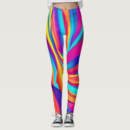 Kaleidoscope Abstracte burst artwork Leggings