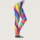Kaleidoscope Abstracte burst artwork Leggings (Rechts)