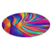 Kaleidoscope Abstracte burst artwork Snijplank (Hoek)