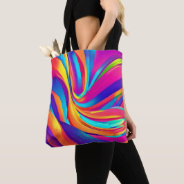 Kaleidoscope Abstracte burst artwork Tote Bag