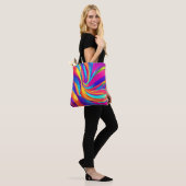 Kaleidoscope Abstracte burst artwork Tote Bag (Op model)