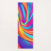Kaleidoscope Abstracte burst artwork Yogamat (Achterkant)
