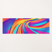 Kaleidoscope Abstracte burst artwork Yogamat (Voorkant (horizontaal))