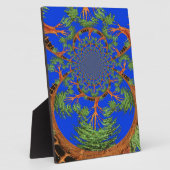 Kaleidoscope Acacia Tree Art Print/Graphic Fotoplaat (Zijkant)